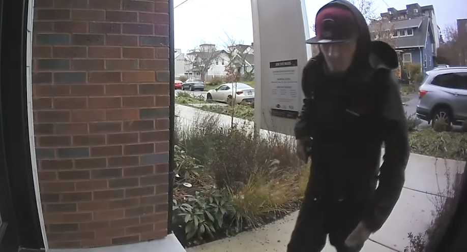 HAVE YOU SEEN THIS SEATTLE PORCH-PIRATE-GRINCH? SUSPECTED OF SWIPING CHRISTMAS BABY GIFTS!
